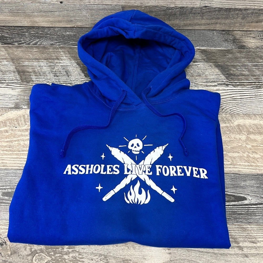 ALF Blue Hoodie NWOT (L) Unisex Linda Finegold Limited Run